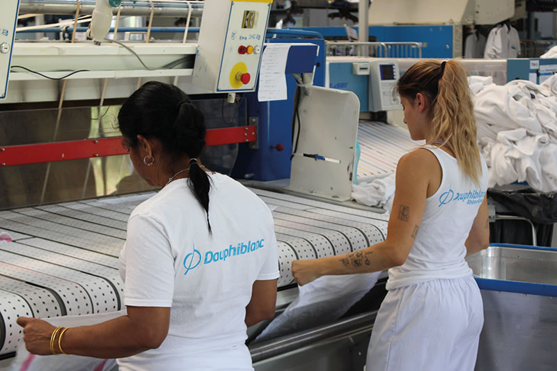 Machine repassage linge